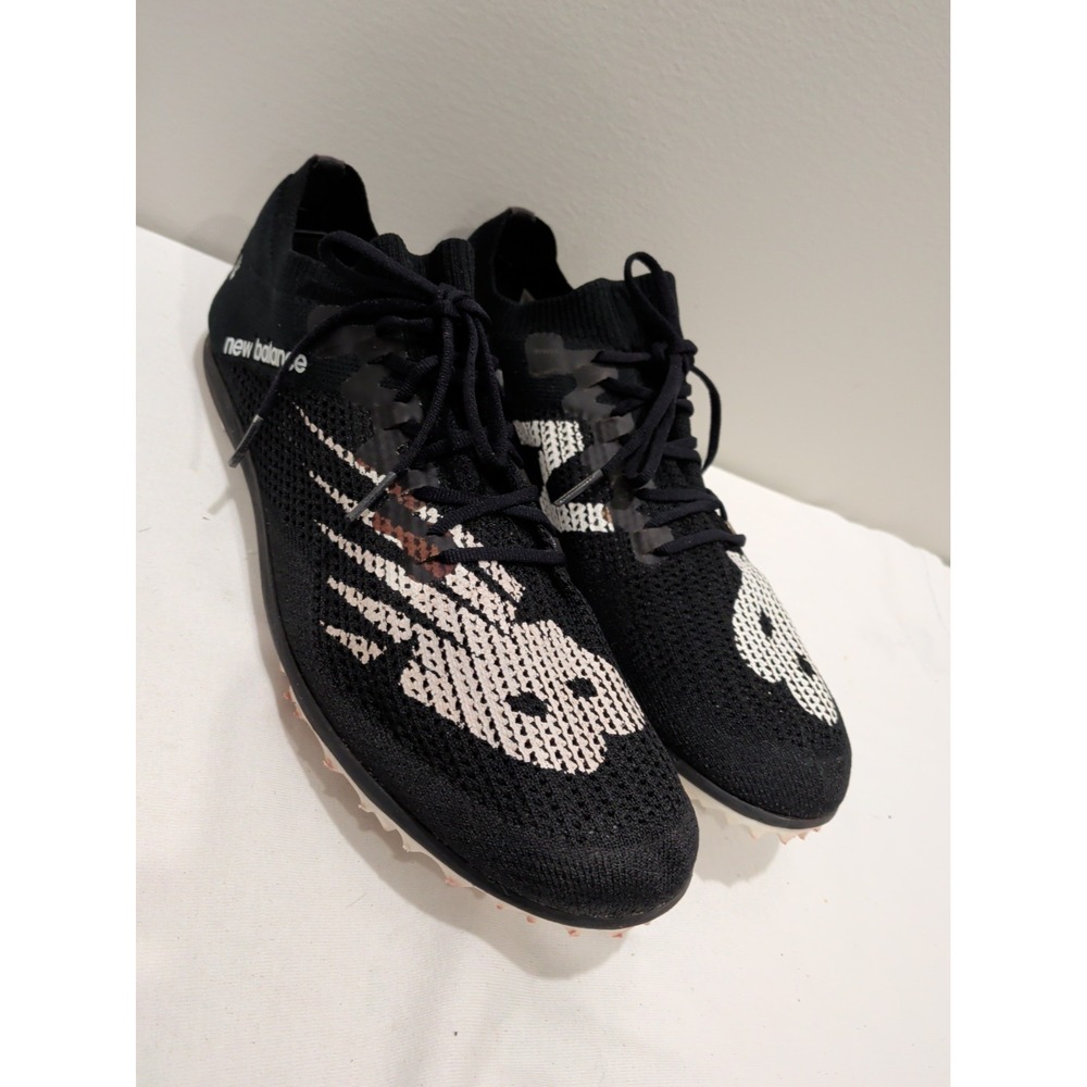New Balance Mens Umd500b7 Black/White Track & Field Mesh 6 Spike Shoes Size 11